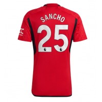 Manchester United Jadon Sancho #25 Fotballklær Hjemmedrakt 2023-24 Kortermet